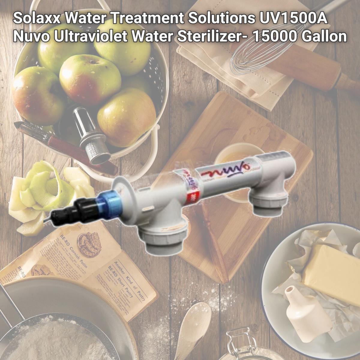 Picture of Solaxx Water Treatment Solutions UV1500A Nuvo Ultraviolet Water Sterilizer- 15000 Gallon