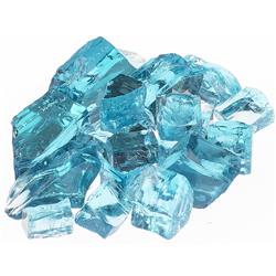 Grand Canyon Gas Logs Rfg10cb 0.5 In. Calypso Light Blue Crushed Reflective Fire Glass