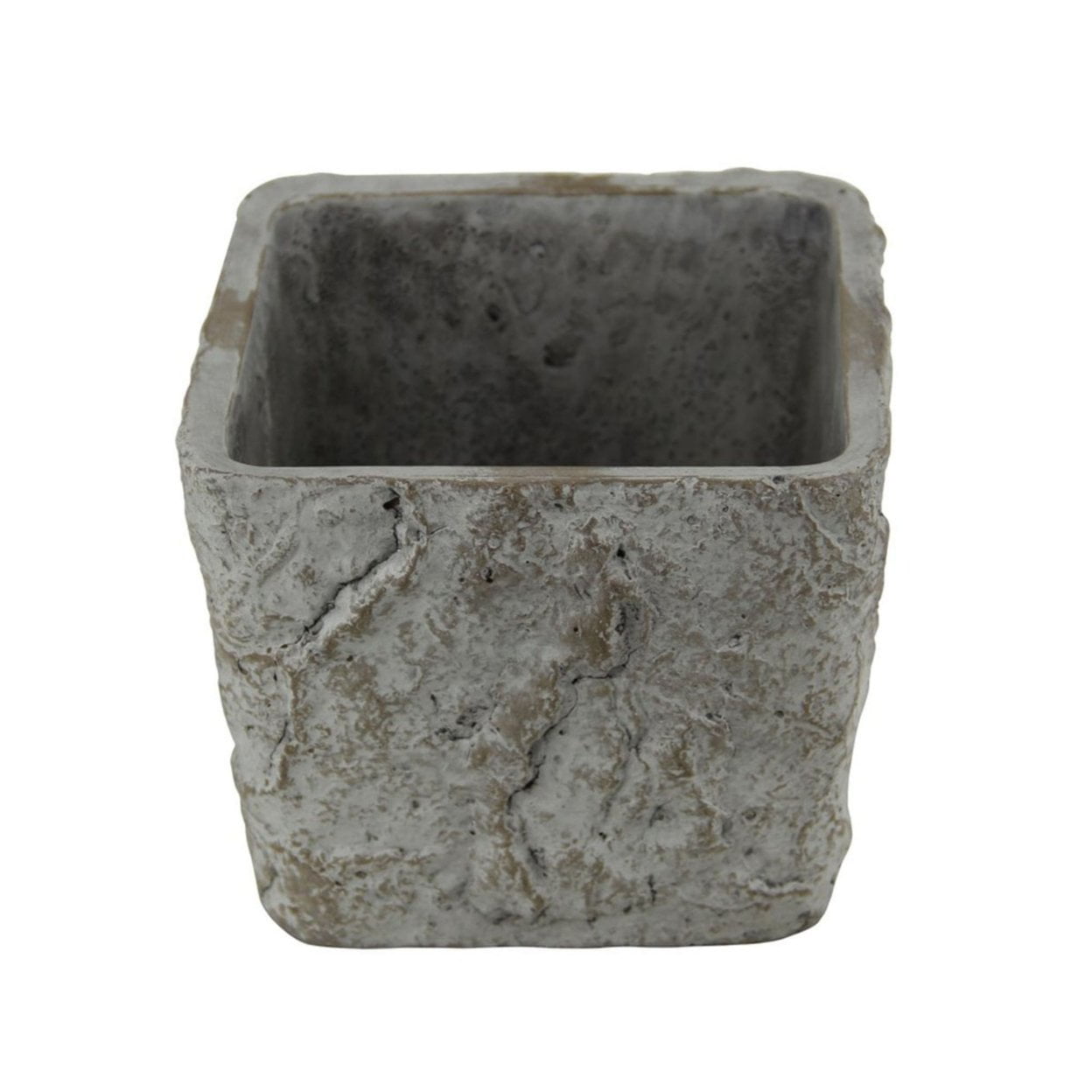 5099l 5 Lbs Square Tapered Cement Planter