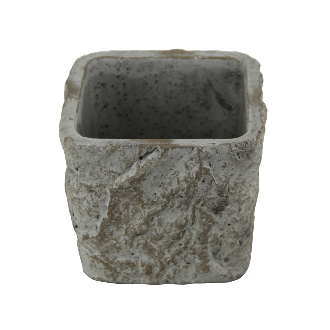 5099s 3.25 Lbs Square Tapered Cement Planter