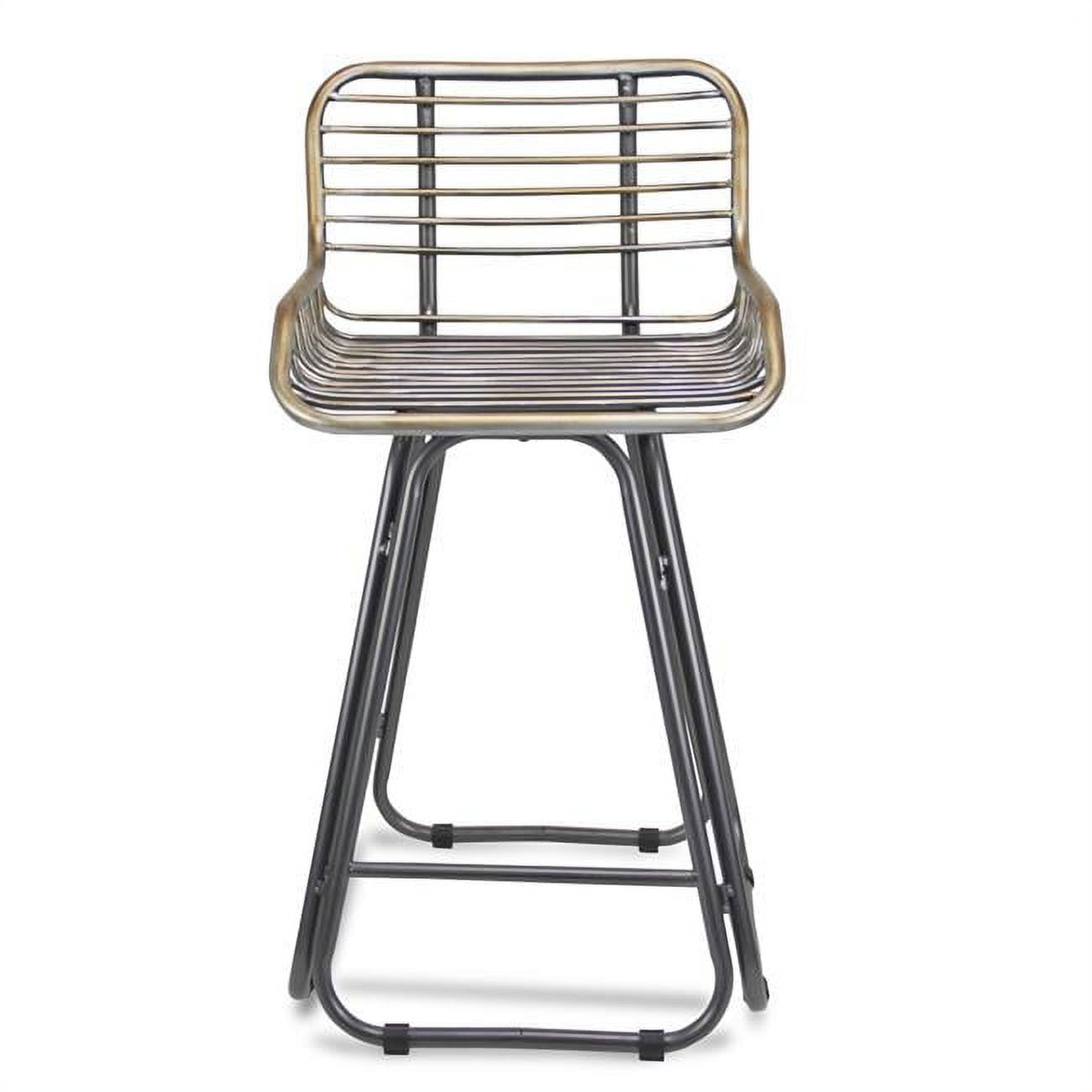 5441 Metal Chair With Back & Arm Rests