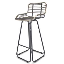 5442 Metal Chair With Back & Arm Rests