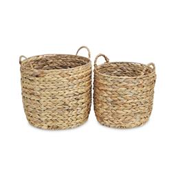 5470-2 Water Hyacinth Basket - Set Of 2
