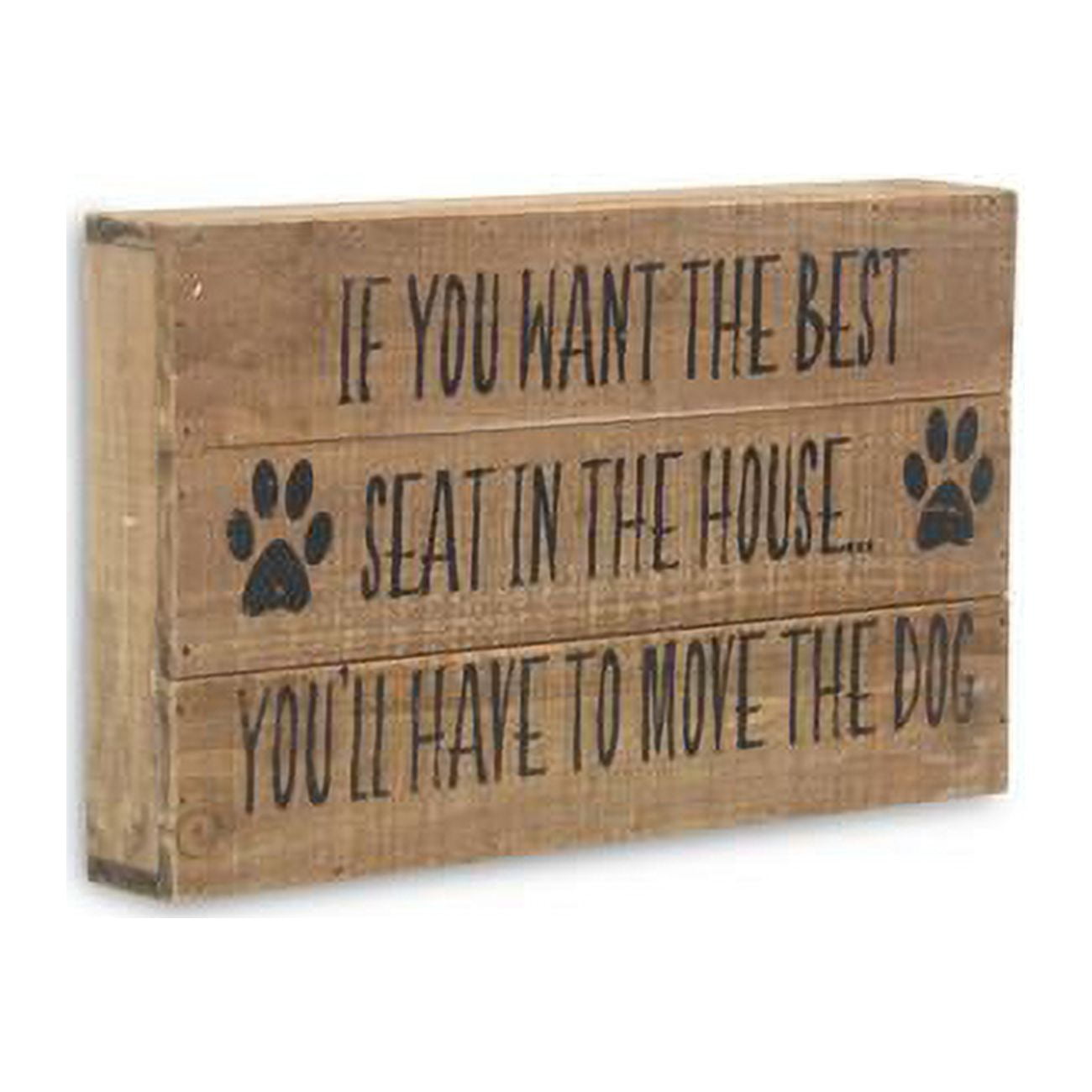 5487 Move The Dog Wall Sign