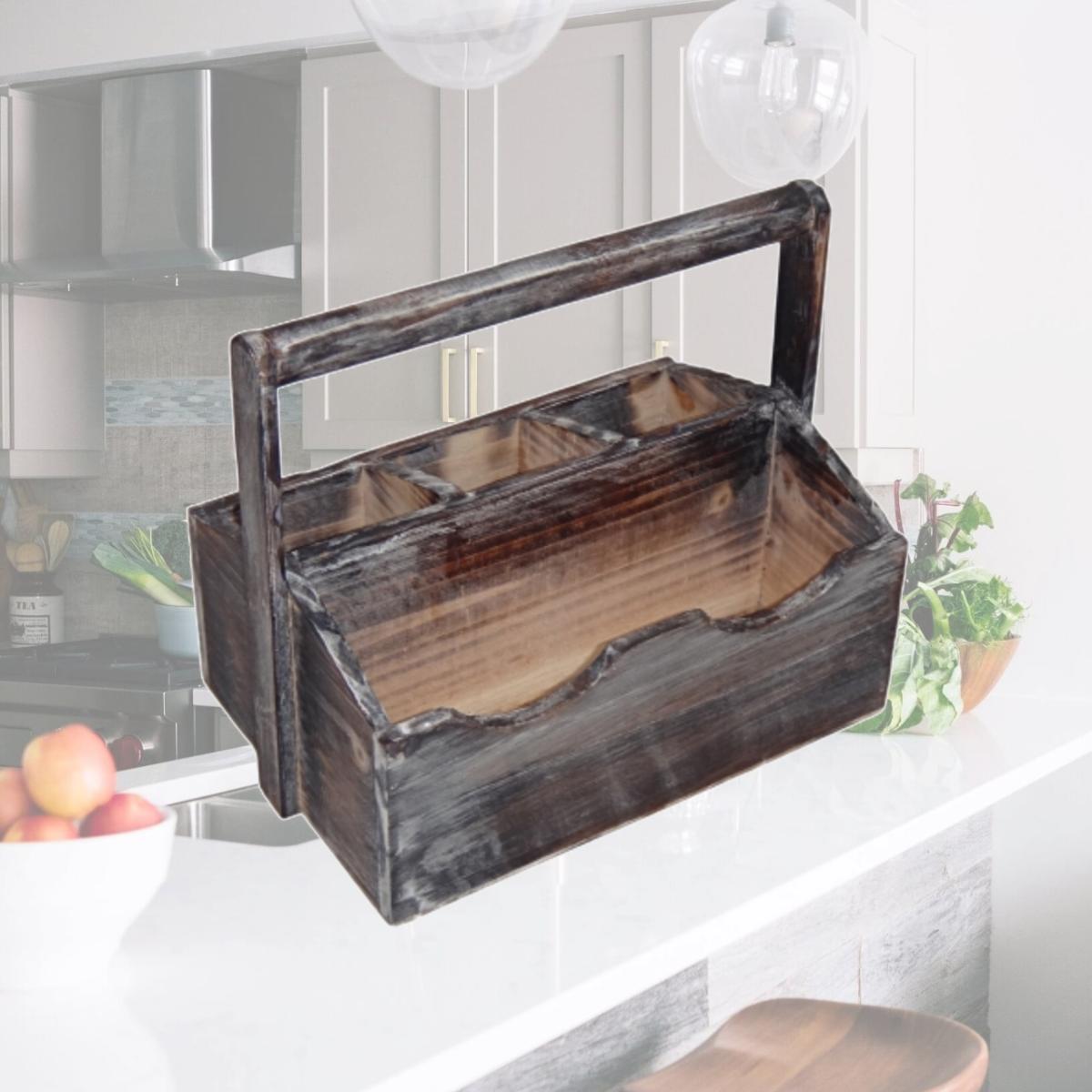Picture of Cheung's FP-3685B Wooden Garden Utensil Holder