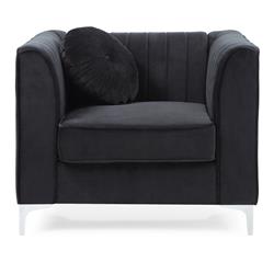 UPC 196648000080 product image for PF-G793A-C 32 x 34 x 40 in. Delray Vertical Channel Quilted Accent Chair with Ro | upcitemdb.com