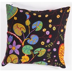 Mbp1505bflower Ada Linen Pillow Cover, Multi Color - 19.69 In.