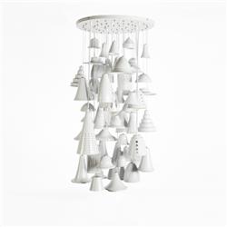 Li1030wht The Assissi Chandelier, White - 71 In.