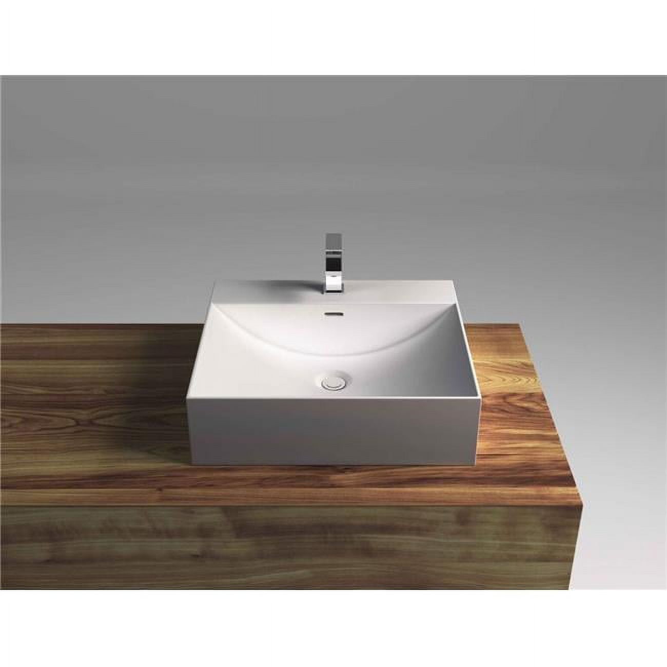 St-1916 Solid Surface Coutertop Basin With Overflow