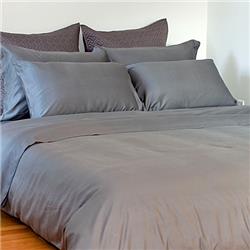 Amk-421-0730 Rayon From Bamboo Sheet Set Pewter Queen