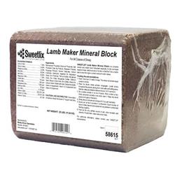 1103548 25 Lbs Lamb Maker Pressed Mineral Block