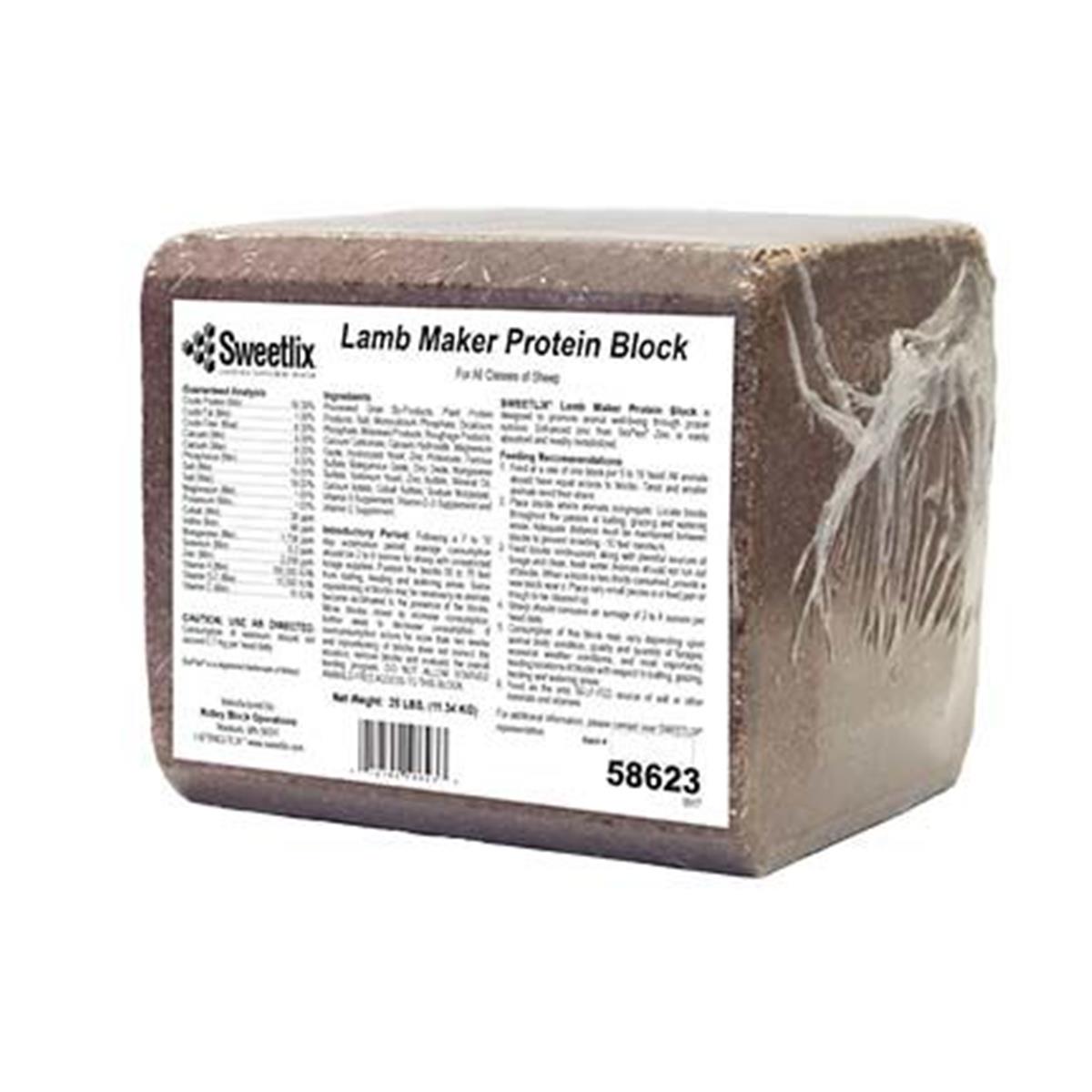 1103547 25 Lbs Lamb Maker Protein Block