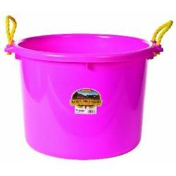 Fortex Industries 1625079 40 Qt. Fortiflex Hot Pink Poly Multi-bucket