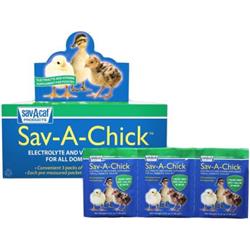 1117451 Sav-a-chick Electrolyte & Vit Strips Case, 20 Per Case - Pack Of 3