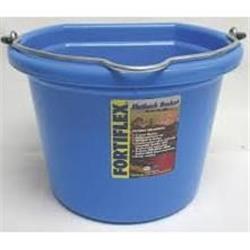 Fortex Industries 1625158 8 Qt. Sapphire Blue Flat Back Bucket