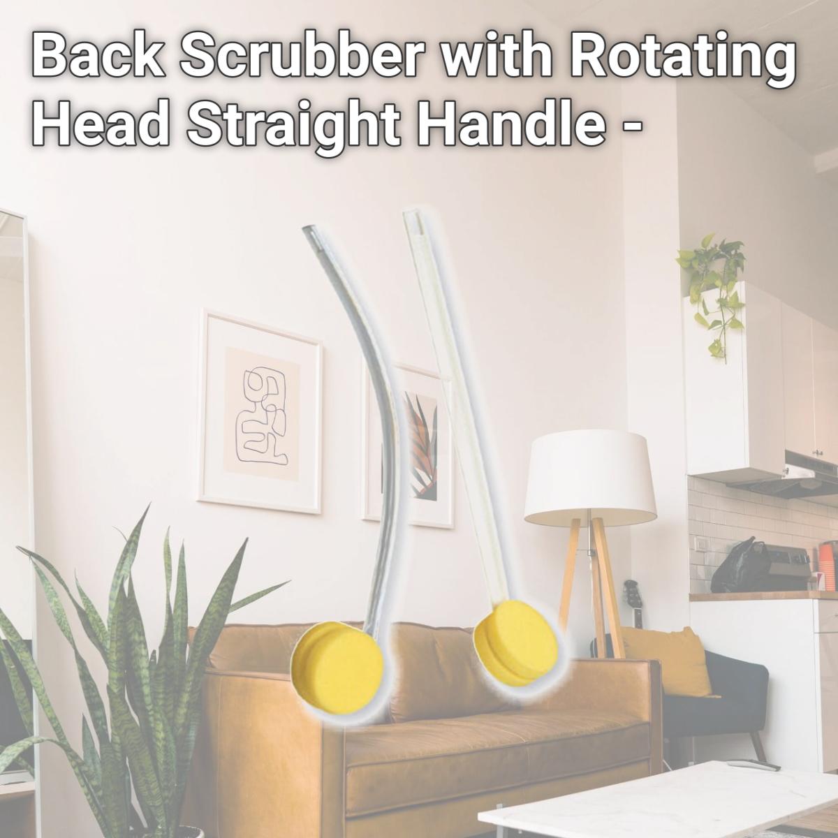Picture of Back Scrubber with Rotating Head Straight Handle - 3131
