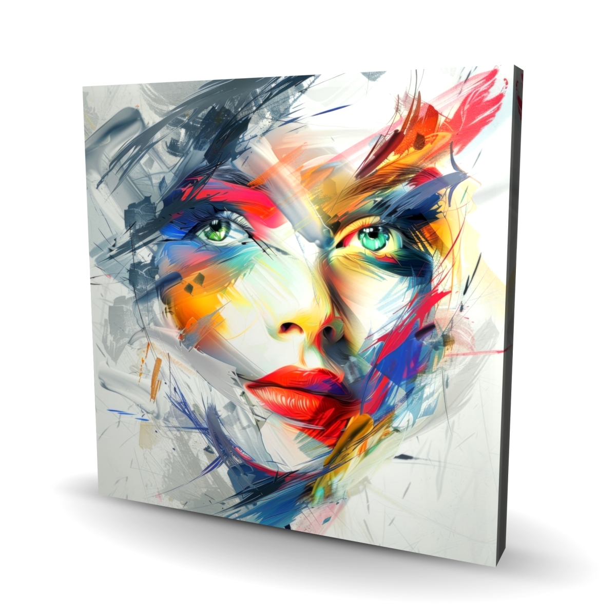 C1RC2424Z01SXN 24 x 24 in. Abstract Look - Blue Canvas Wall Art for Stylish Home Decor