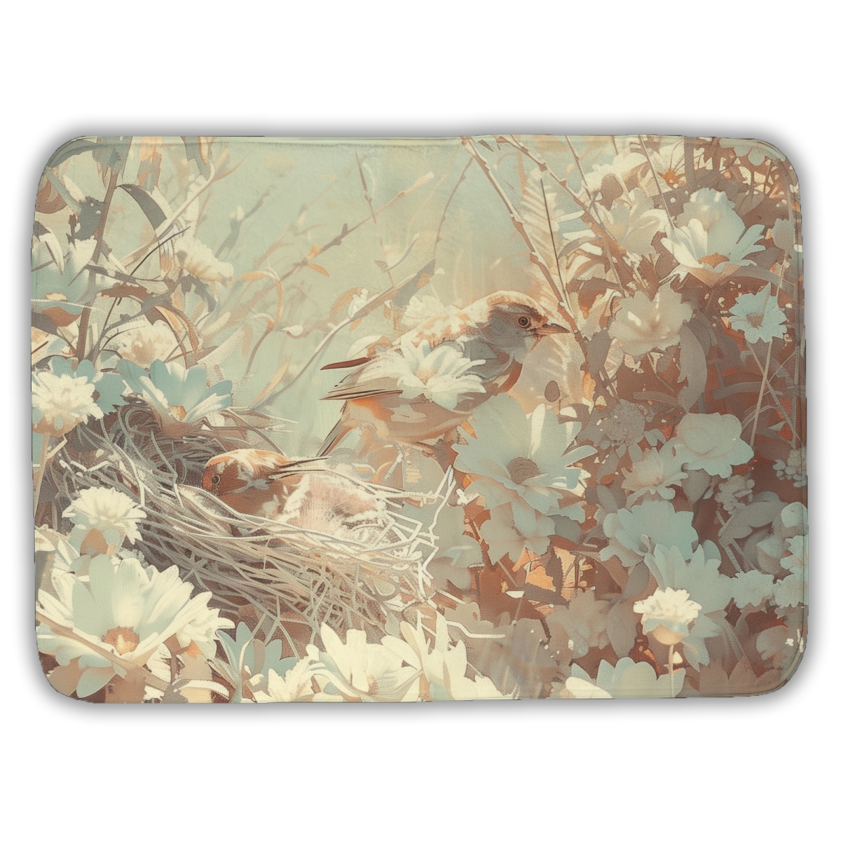 C1BM1724NCOMKI 17 x 24 in. The Nest Yellow Bath Mat - Stylish