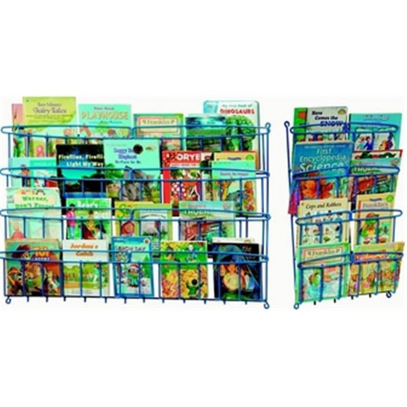 S Ac359kd Library Book Displayer Kit With Two Small & One Large Storage Unit