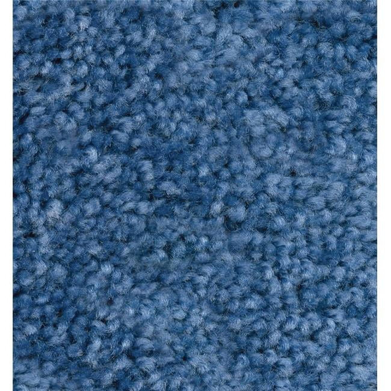 8112.433 8 Ft. 4 In. X 12 Ft. Kidplush Solid Rectangle Rug - Pacific Blue