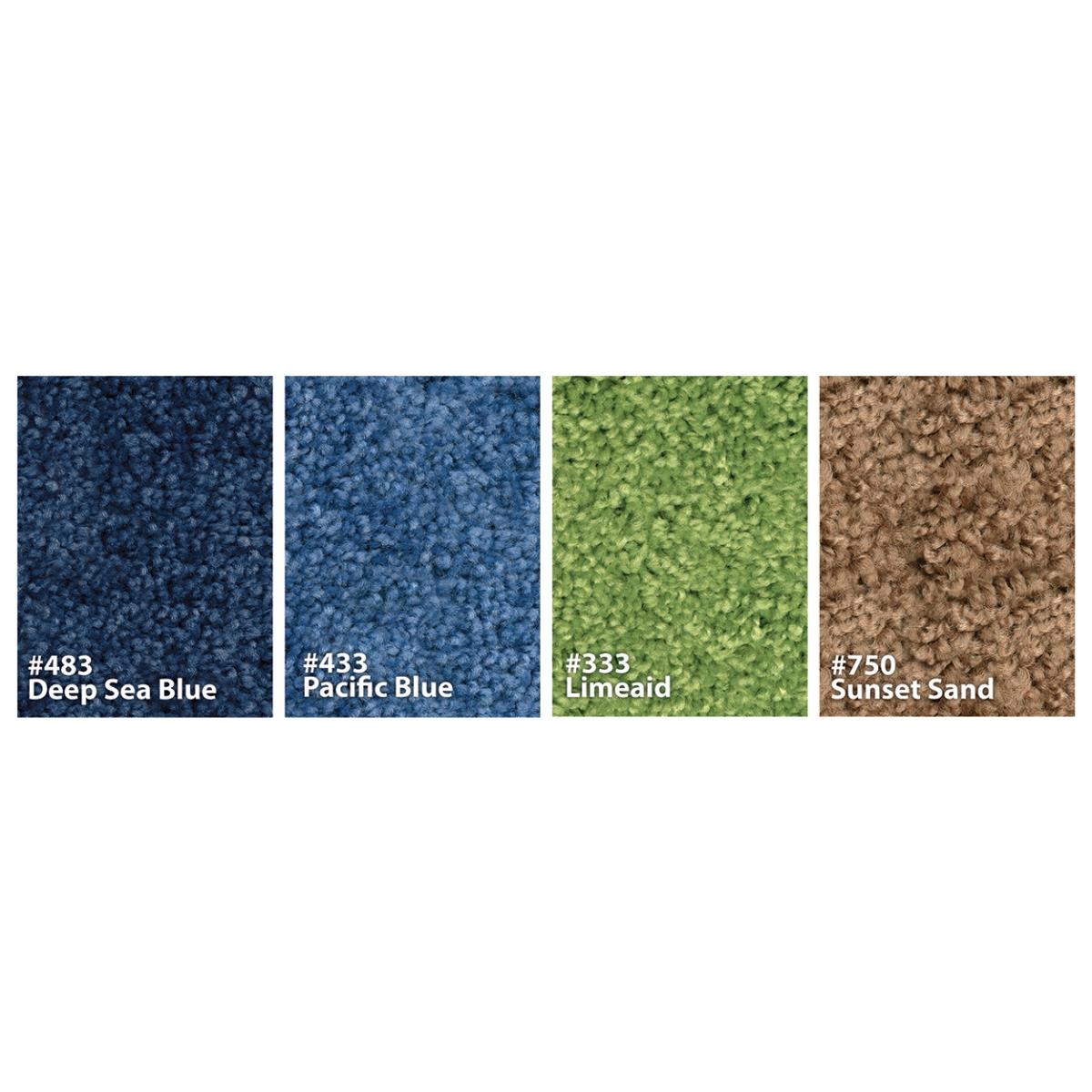8100.433 6 Ft. X 9 In. Kidplush Solid Rectangle Rug - Pacific Blue