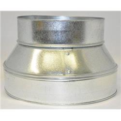 3602999 8 X 6 In. Galvanized Connector Pipe Reducer & Increaser
