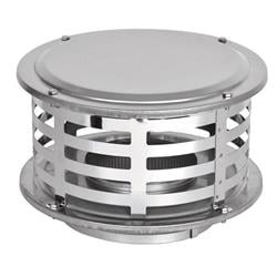 3601795 8 In. Ventis Class-a All Fuel Chimney 430 Stainless Steel Wood Burning Rain Cap