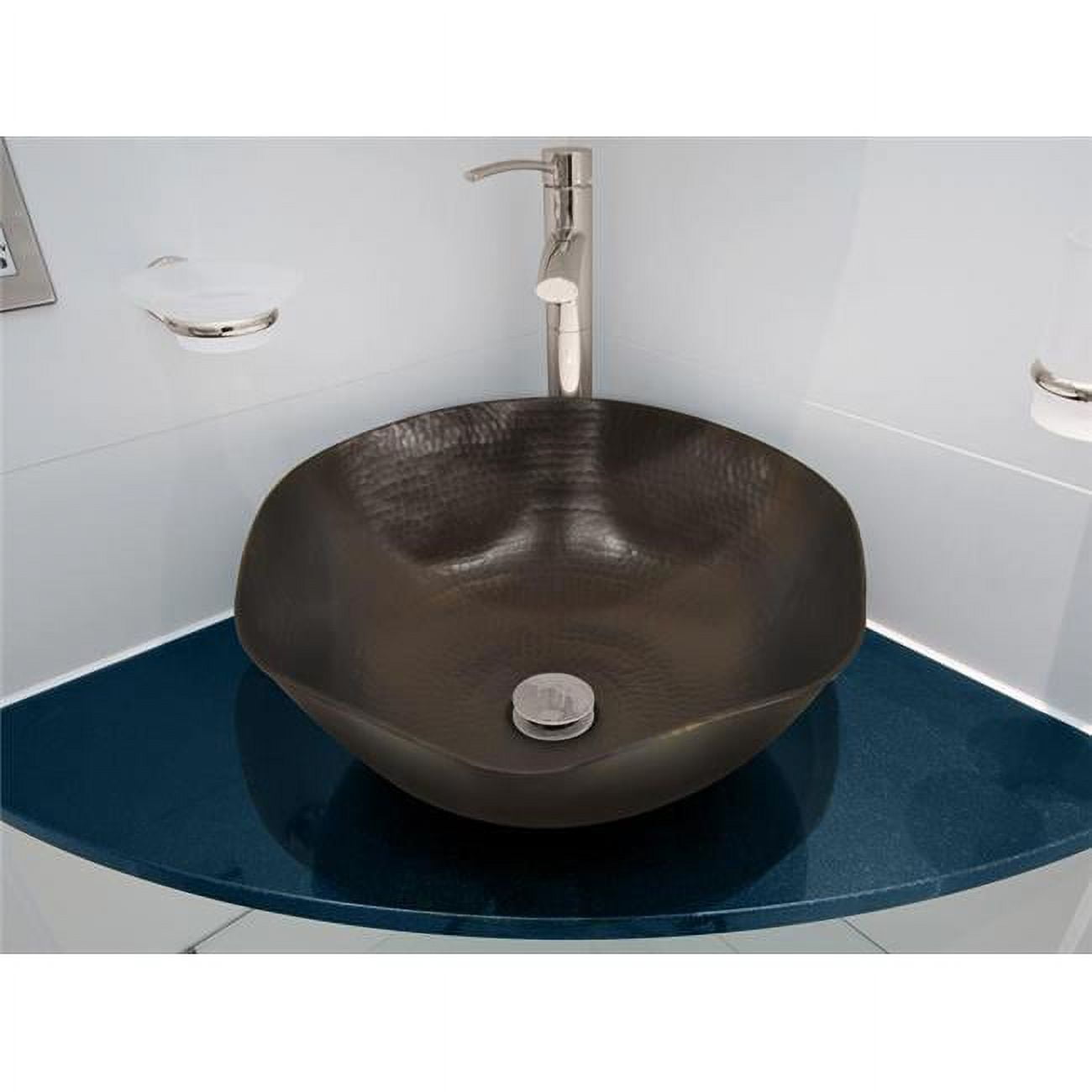 Chvsb-16-ma Copper Hexagonal Vessel Sink, Matte - 5.5 X 16 X 16 In.