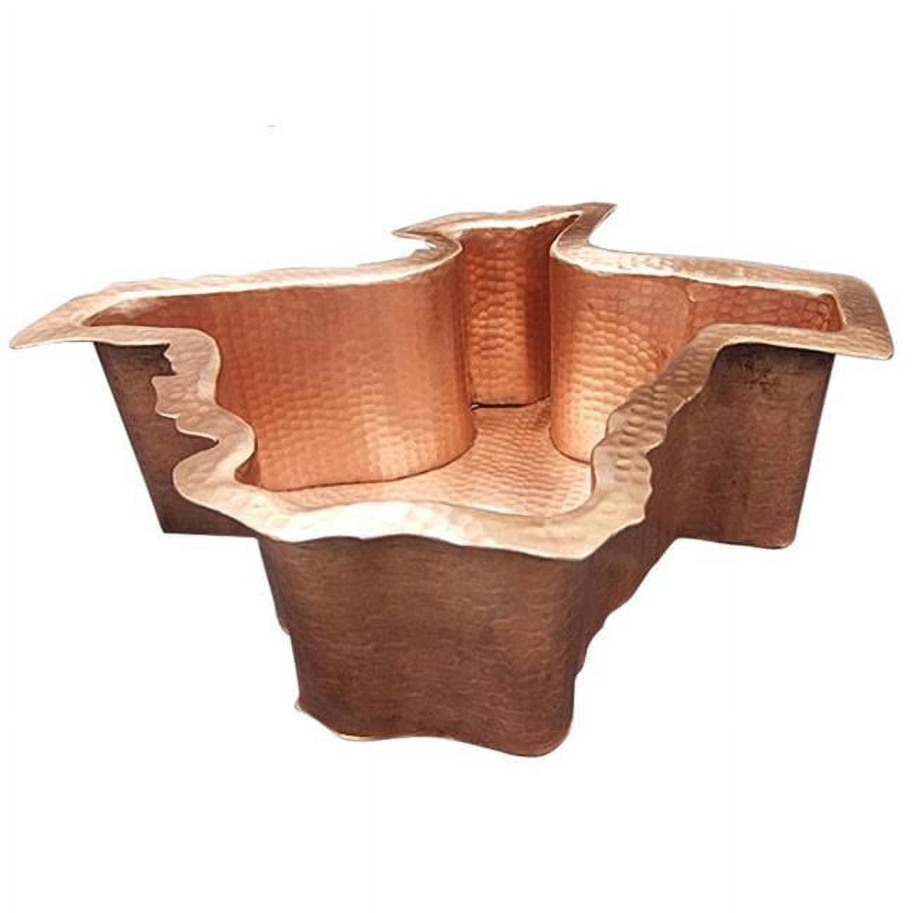 Cbs-tx-17-ma Copper Bar Sink, Matte - Texas Design - 6 X 16.5 X 17 In.