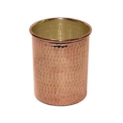 Cgl Copper Hammered Cup, Silver - 2.5 X 3.5 X 3.5 In. - Pack Of 6