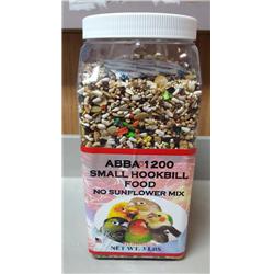 Ab1200j 1200 Small Hookbill Seed 3 Lbs Jar