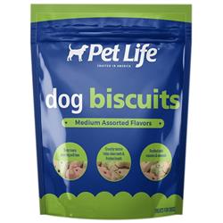 S Sm91918 15.5 Oz Pet Life Medium Assorted Biscuits