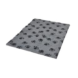 Medium Dri-fleece Pet Bedding Grey With Paws - 19.7 X 29.5 In. - Pack Of 5