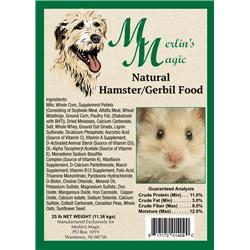 Mm01409 Natural Blends Hamster & Gerbil - 25 Lbs