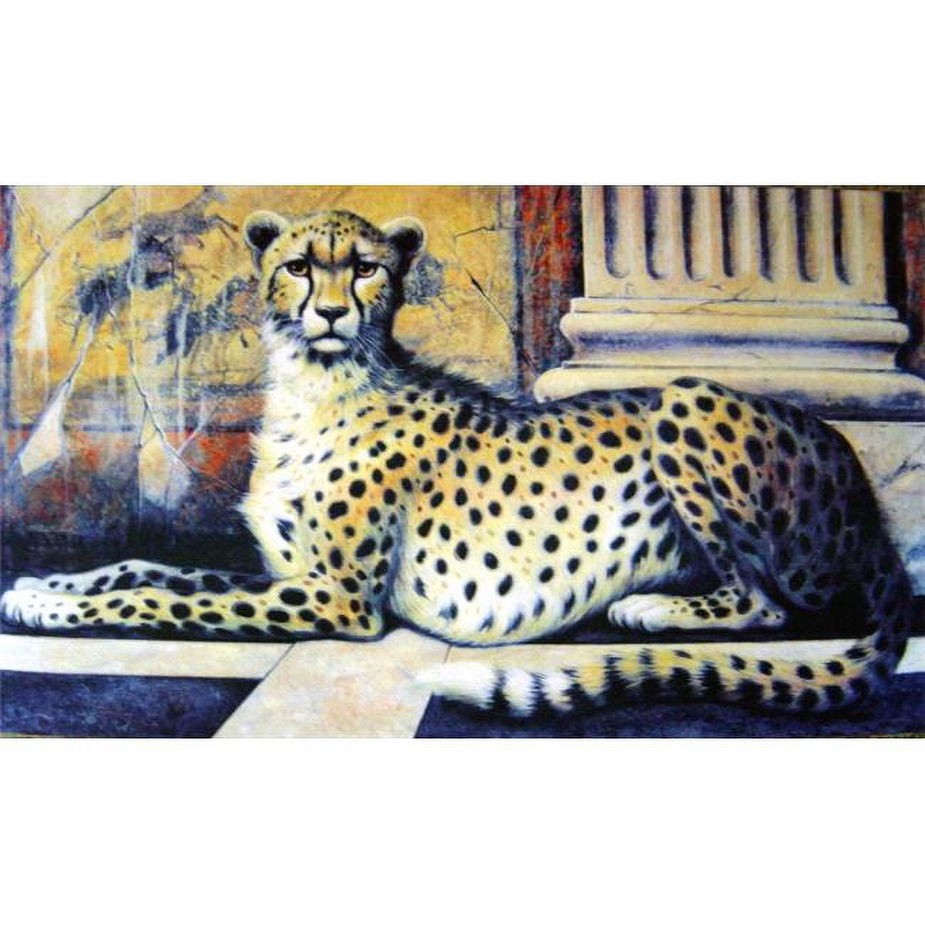 Awv051 Cheetah 18 X 30 In. Doormat Rug - Brown, Brown & Tan, Gold & Yellow