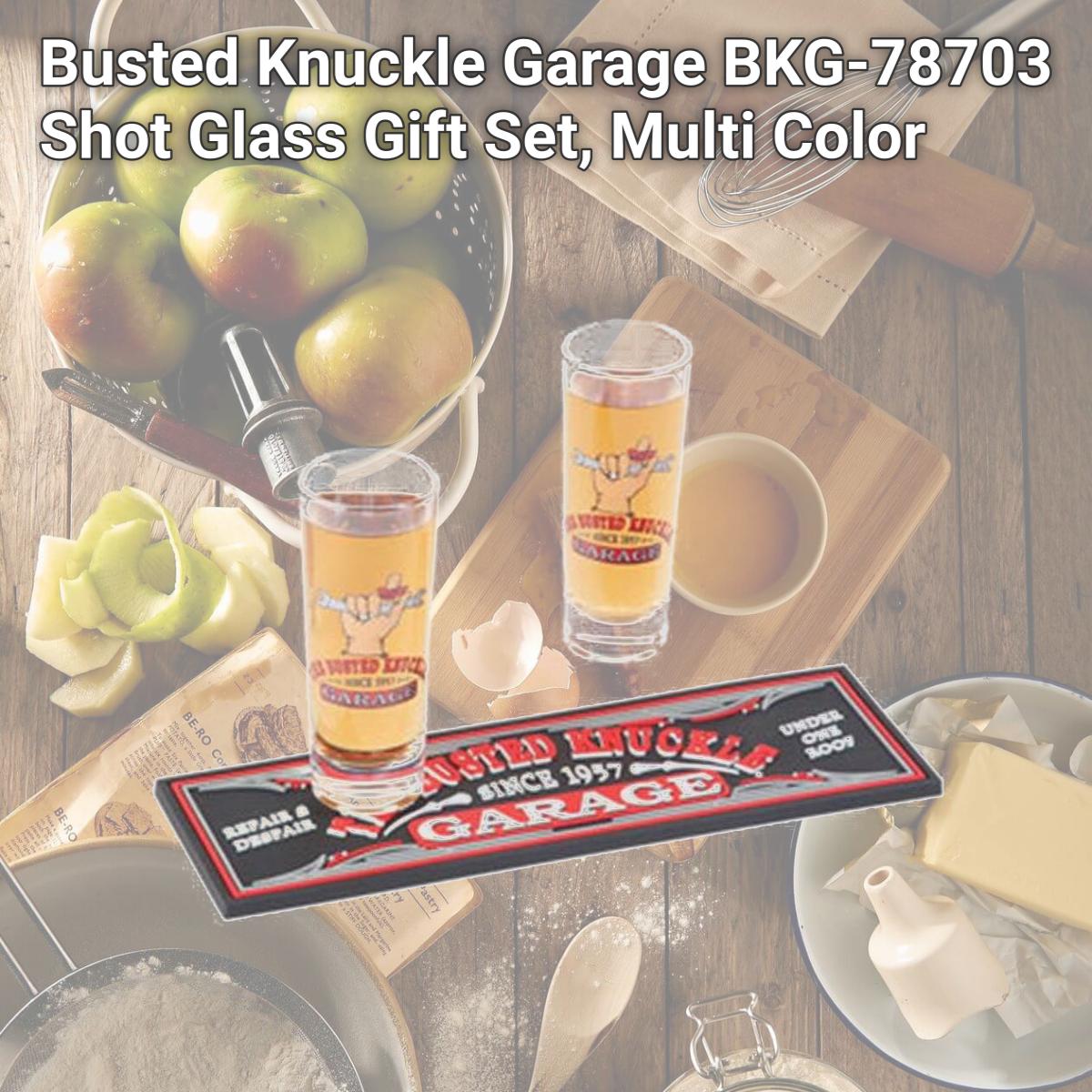 Picture of Busted Knuckle Garage BKG-78703 Shot Glass Gift Set, Multi Color