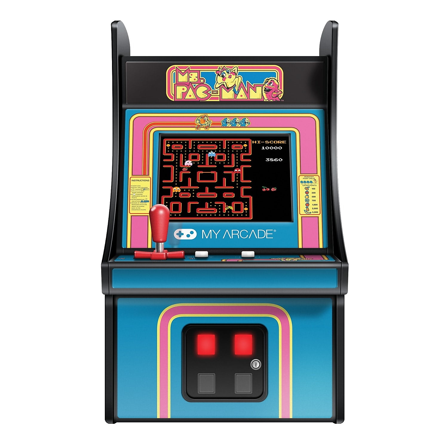 Dreamgear Dgunl3230 My Arcade Ms Pac-man Micro Player Video Game