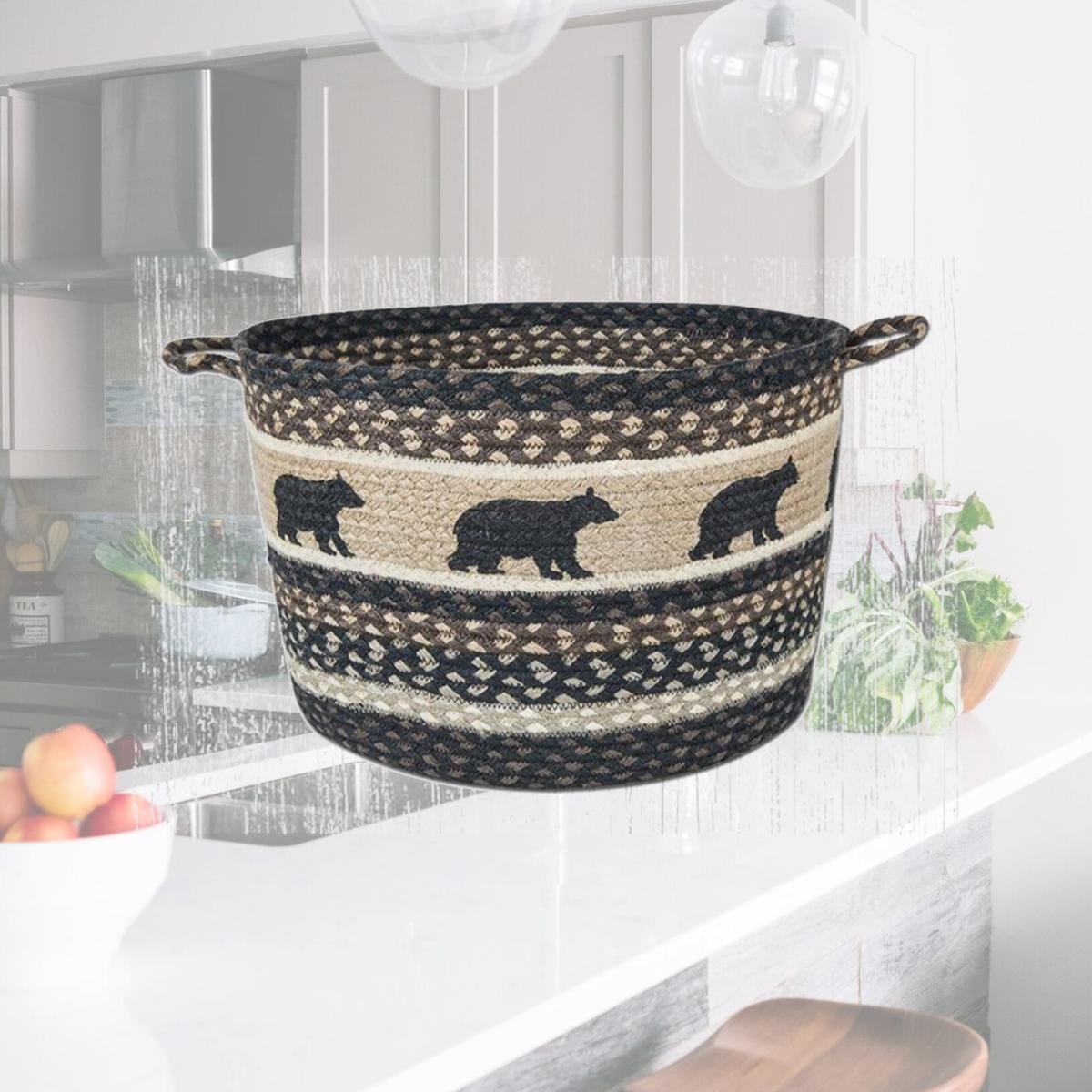 Picture of Capitol Importing 38-UBPMD313CB 13 x 9 in. Cabin Bear Printed Utility Basket