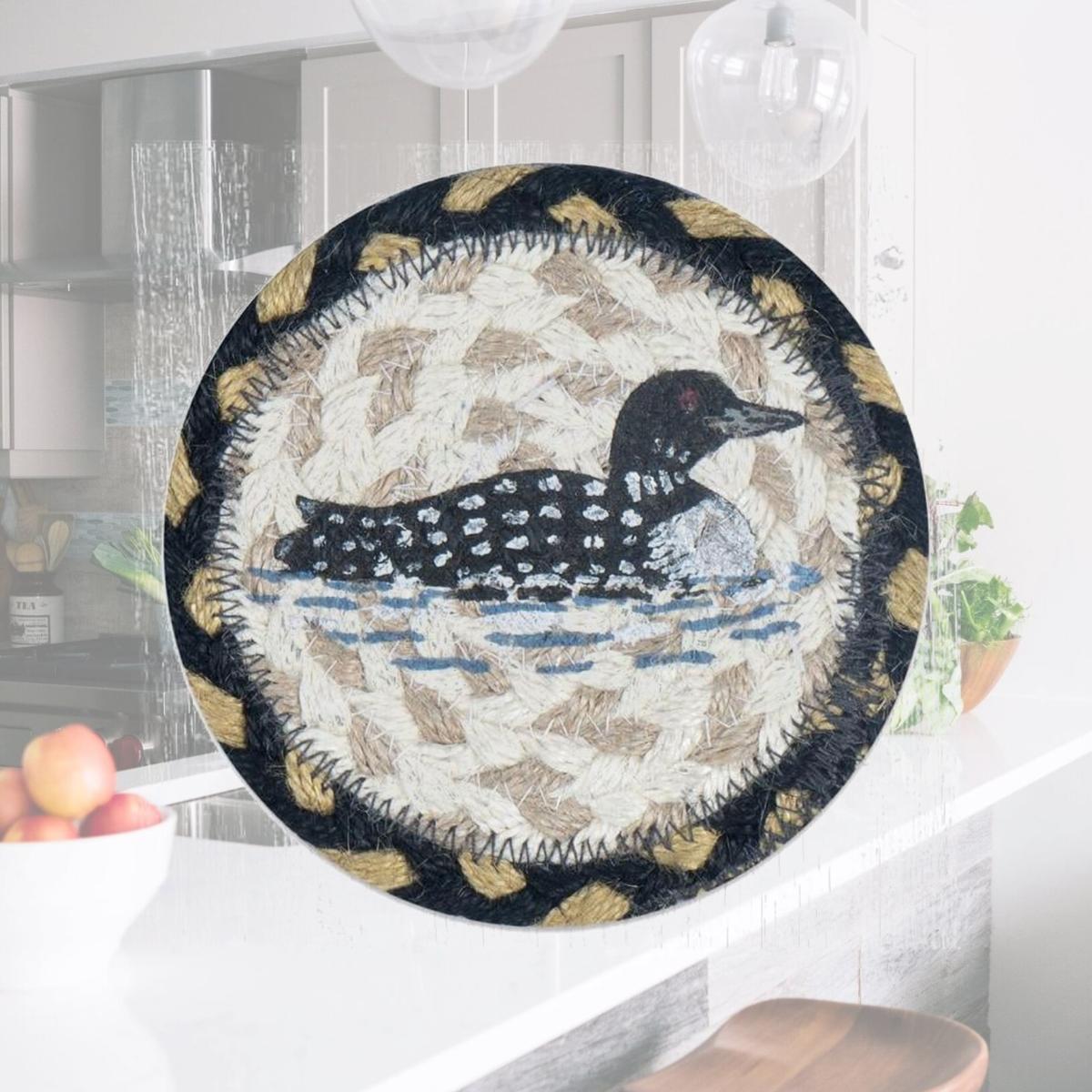 Picture of Capitol Importing 31-IC043L 5 x 5 in. IC-43 Loon Printed Coaster