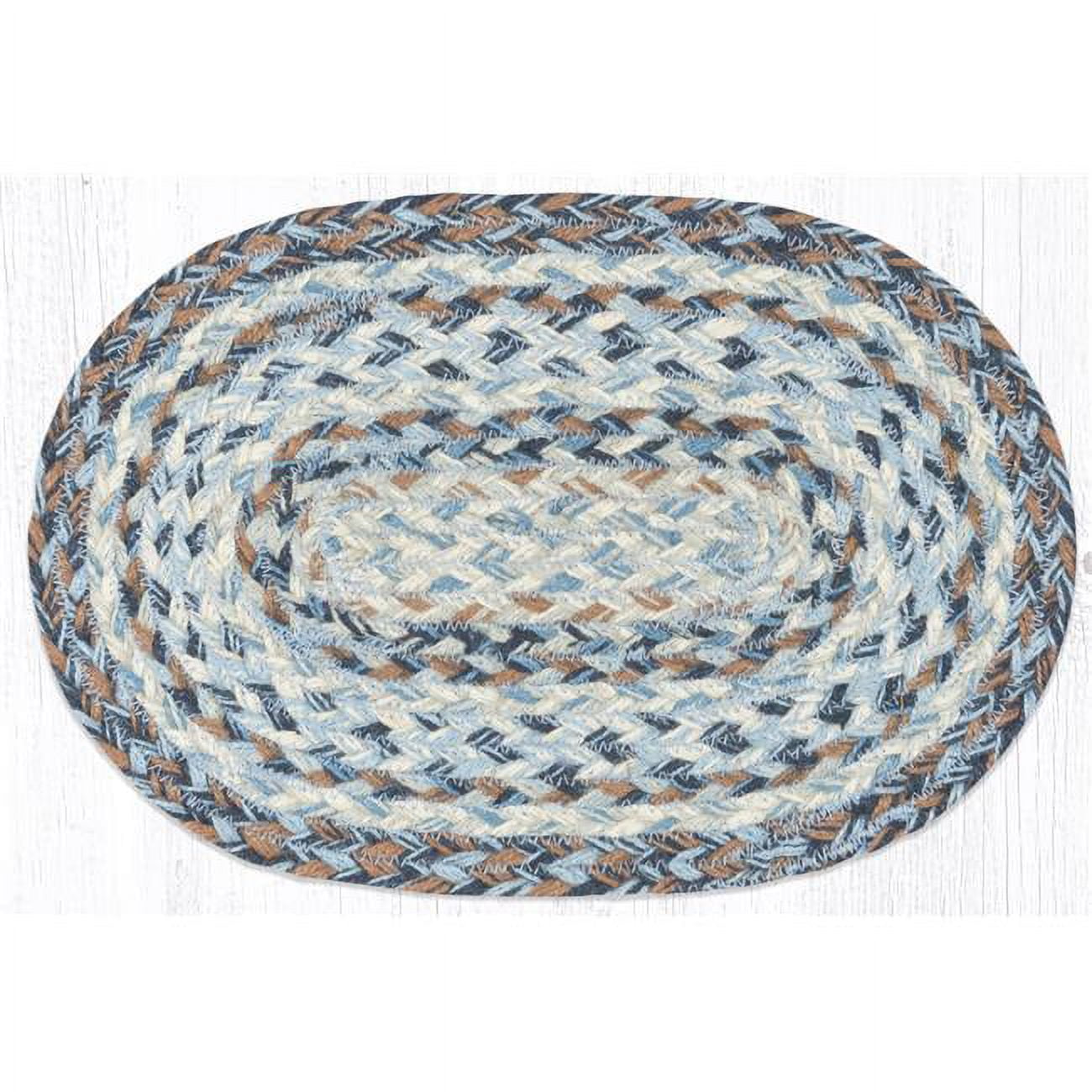 Capitol Importing 00-9-119 10 X 15 In. Ms 9-119 Denim Oval Swatch