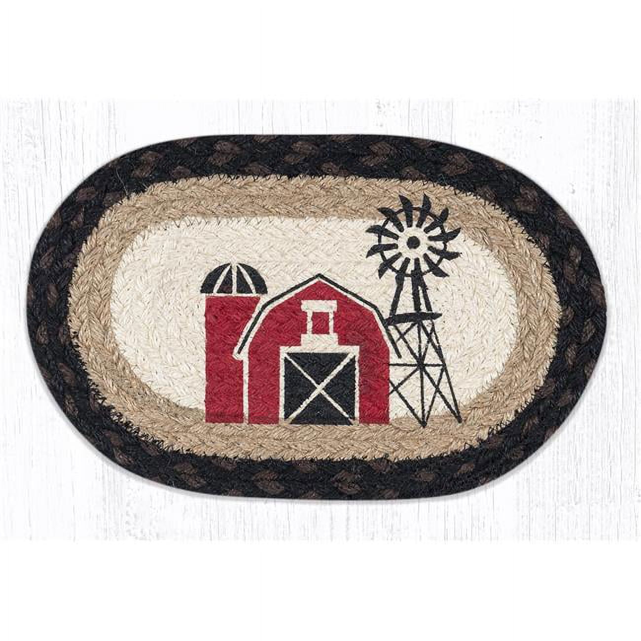 Capitol Importing 01-313w 7.5 X 11 In. Omsp-313 Windmill Printed Oval Swatch