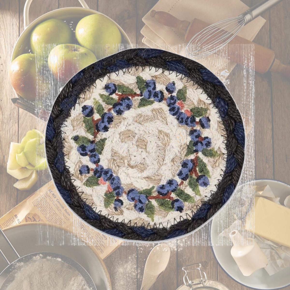 Picture of Capitol Importing 31-IC312BV 5 x 5 in. IC-312 Blueberry Vine Printed Coaster