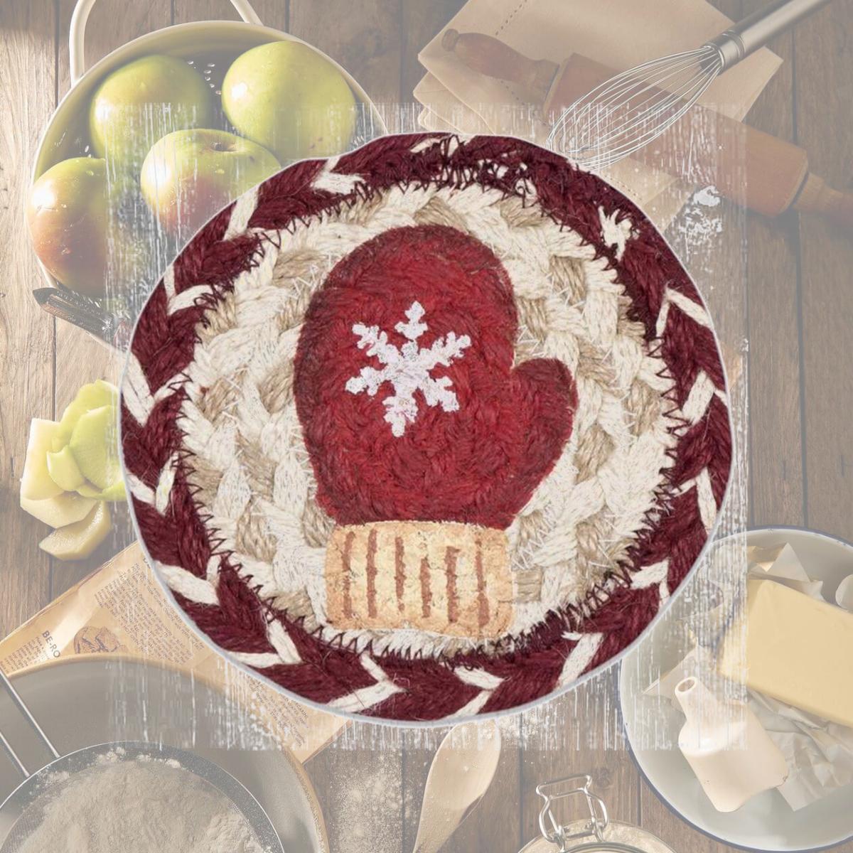 Picture of Capitol Importing 31-IC9-117RM 5 x 5 in. IC-9-117 Red Mitten Printed Coaster