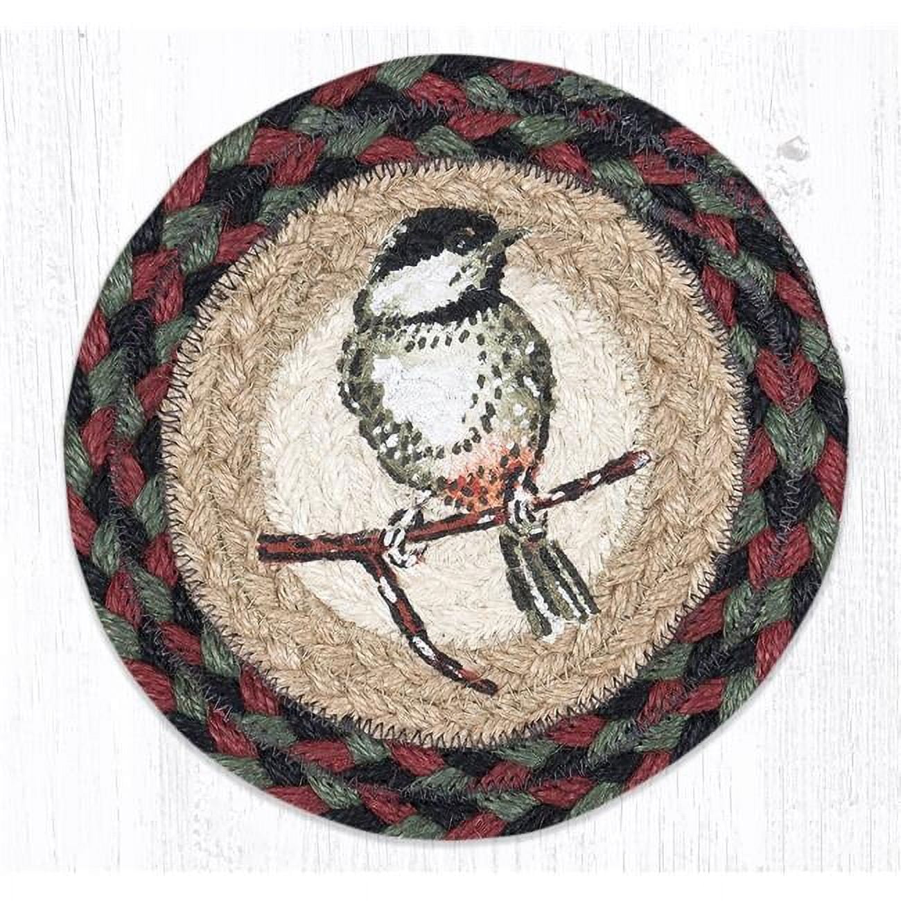 Capitol Importing 79-081c 7 X 7 In. Lc-81 Chickadee Round Large Coaster