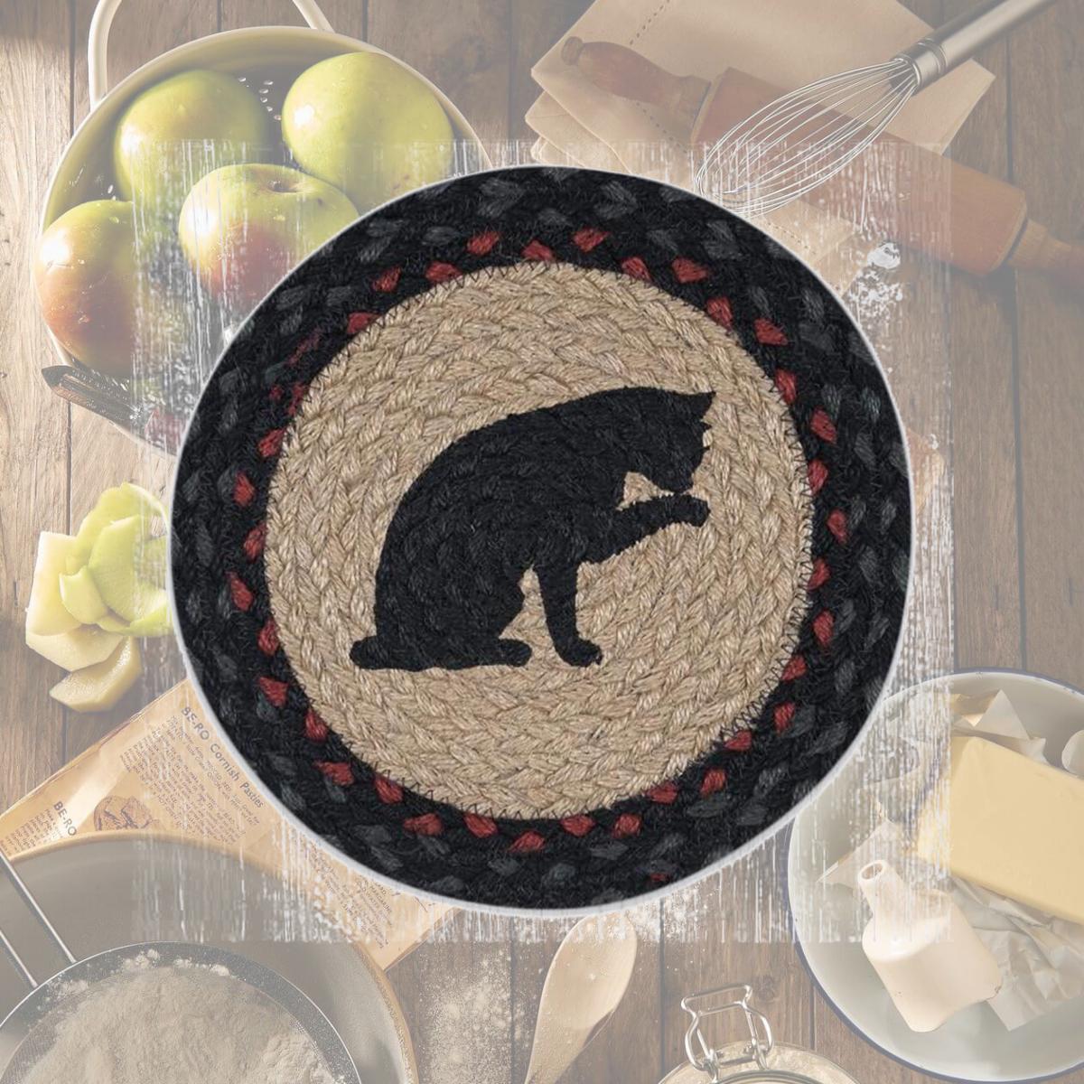 Picture of Capitol Importing 80-238C 10 x 10 in. MSPR-238 Cat Printed Round Trivet