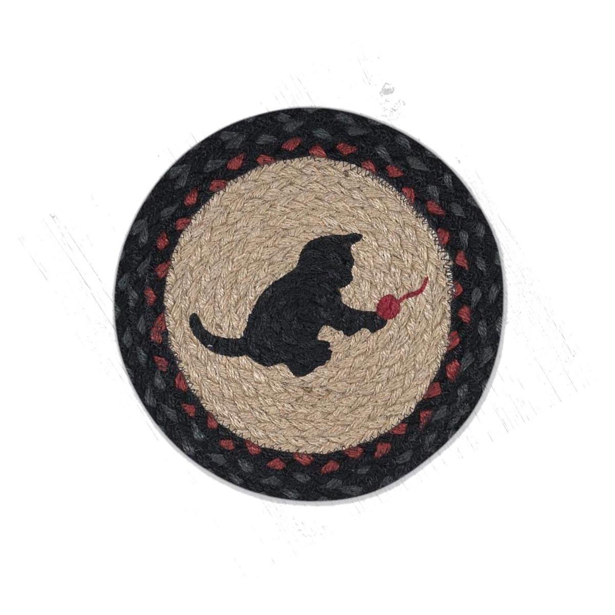 Picture of Capitol Importing 80-238K 10 x 10 in. MSPR-238 Kitten Printed Round Trivet