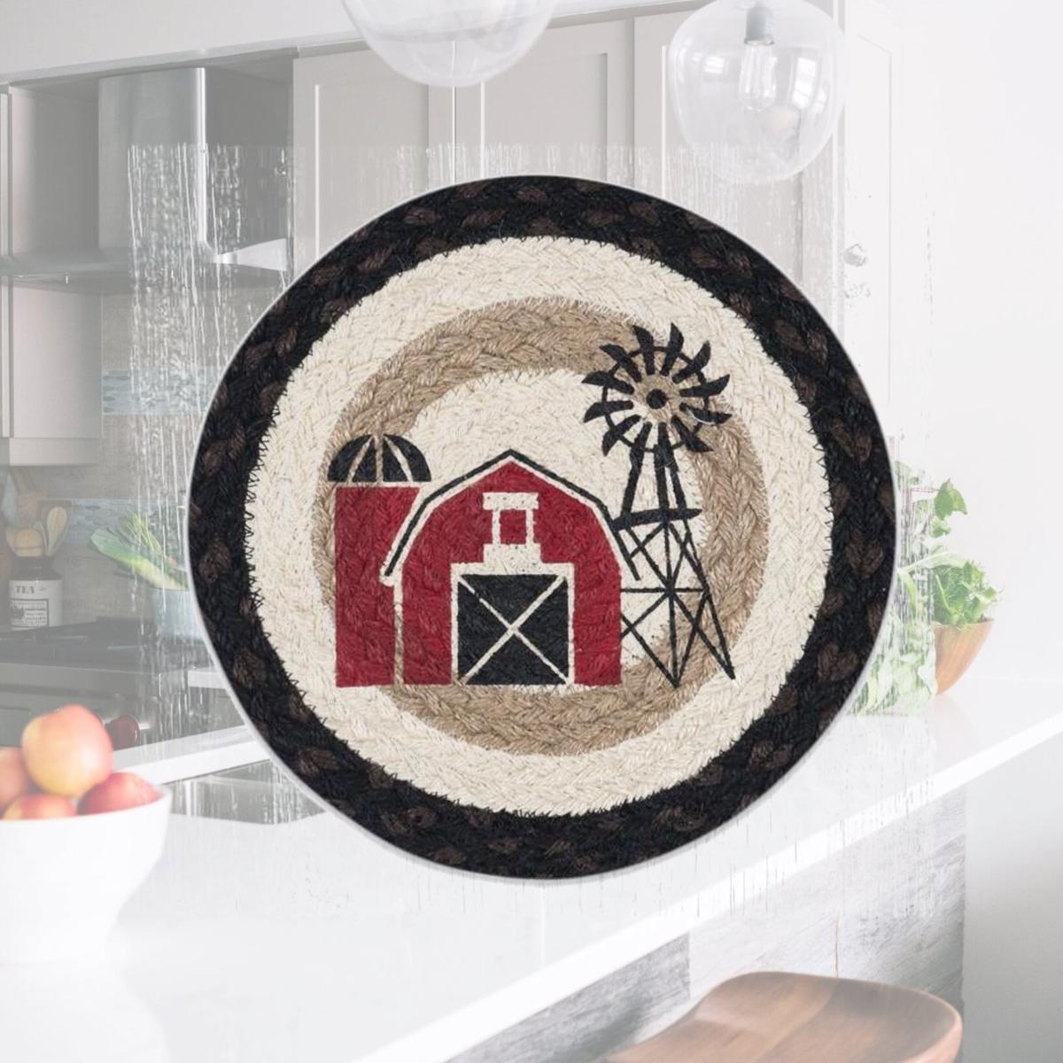 Picture of Capitol Importing 80-313W 10 x 10 in. MSPR-313 Windmill Printed Round Trivet