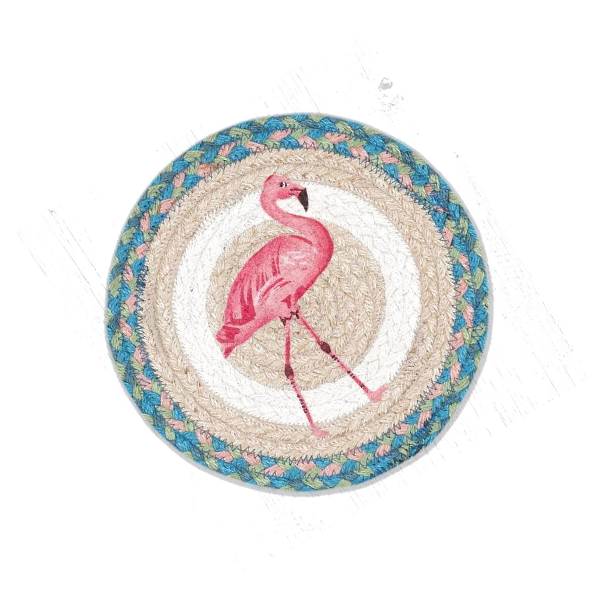Picture of Capitol Importing 80-586PF 10 x 10 in. MSPR-586 Pink Flamingo Printed Round Trivet
