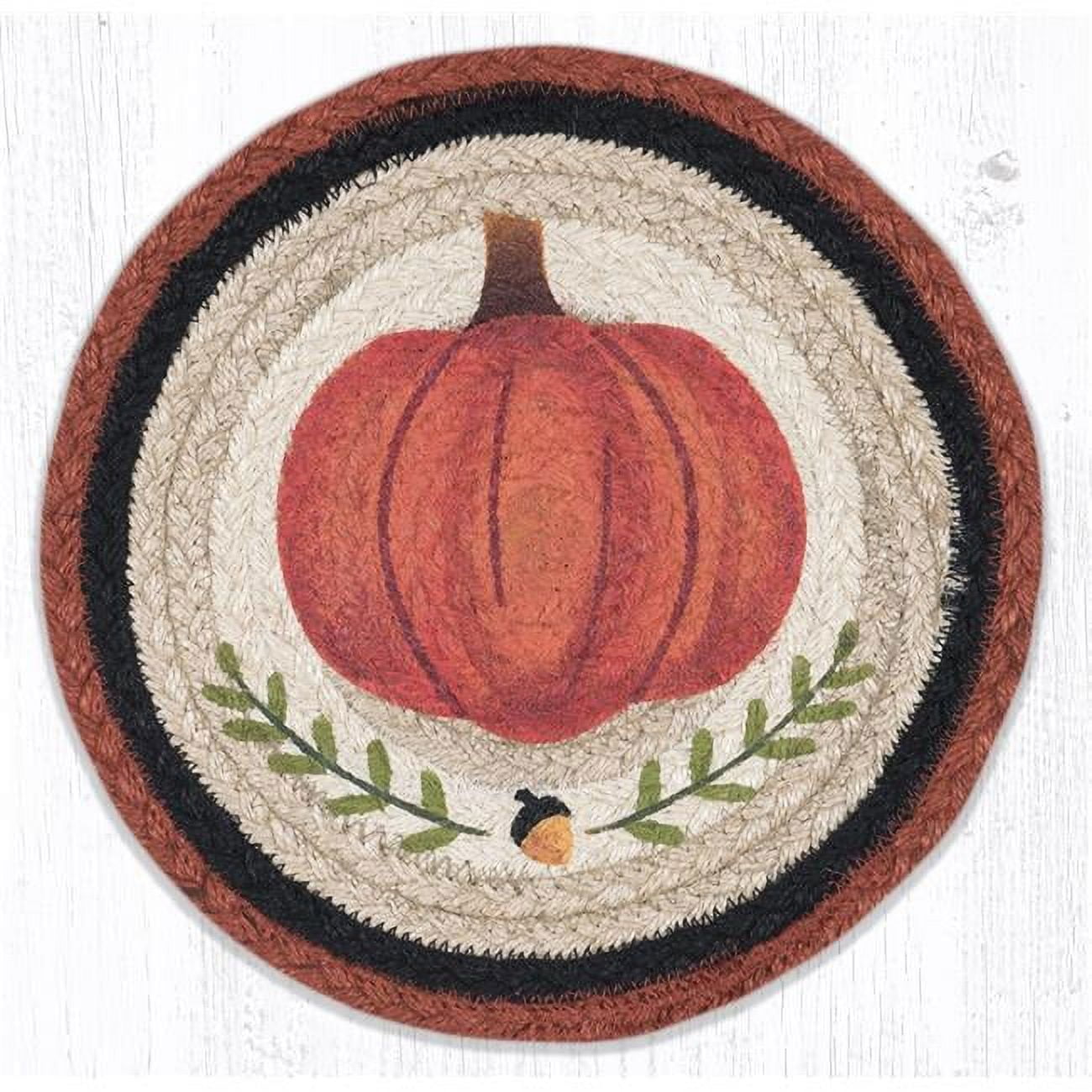 Capitol Importing 80-601pp 10 X 10 In. Mspr-601 Pumpkin Perfect Printed Round Trivet