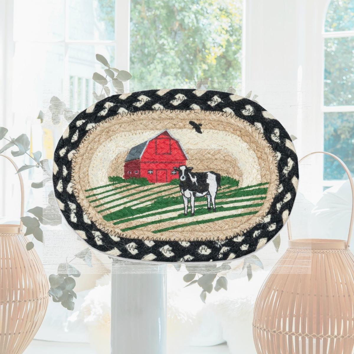 Picture of Capitol Importing 01-430RB 7.5 x 11 in. OMSP-430 Red Barn Printed Oval Swatch